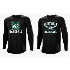 Montville Mustangs Baseball Evoshield Long Sleeve Performance Tee